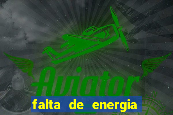 falta de energia em caucaia